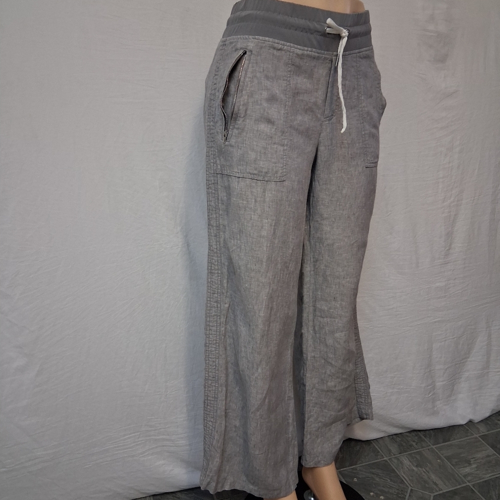 Athleta Dark Gray Relaxed Pants Size 6 - Picture 6 of 16